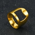 thumbnail image 1 of Xihbxyly Anillo de Acero Inoxidable Unisex con Diseño de Cristal, Accesorio Llamativo, Regalo para Boda, Compromiso, Estilo Elegante para Hombre y Mujer, Diseño Único., 1 of 3