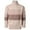 Khaki, variant on ZKCCNUK New Casual Daily Pullover Color High Neck Men's Knitted Sweater Bottoming Shirt