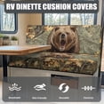 thumbnail image 4 of Garronmavis Hunting Forest Bear RV Dinette Cushion Covers Seaside RV Seat Covers Camper Cushion Covers Dinette Booth Set Washable RV Couch Cover 2 Cushion Sofa RV Beach Seat Covers for Dinette, 4 of 7