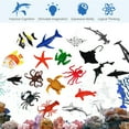 thumbnail image 4 of 24 Pcs Sea Animal Figures Animal Toys Tiny Plastic Animals Fake Fish Educational Learning Toys, 4 of 8