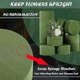 thumbnail image 3 of 15 piezas de bloque de espuma floral, bloque de esponja de flor redonda, espuma verde para flores, espuma para arreglos florales, bandejas cilíndricas húmedas DIY, espuma floral para flo artificial, 3 of 5
