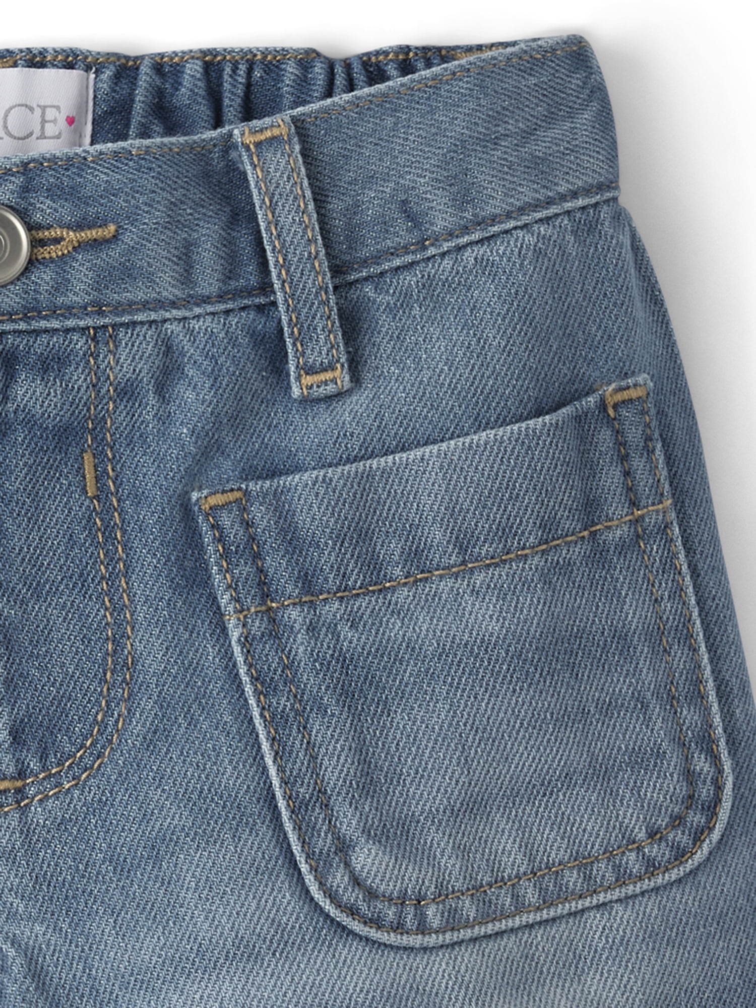 The Children's Place Girls Patch Pocket Relaxed Fit Shortie Shorts, Sizes 4-16