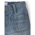thumbnail image 3 of The Children's Place Girls Patch Pocket Relaxed Fit Shortie Shorts, Sizes 4-16, 3 of 3