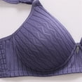 thumbnail image 6 of Gymayou Women Wireless Bra for Elderly Ladies Breathable Full Coverage Support Bra Adjustable Strap 3 Row Back Hook Comfort Lingeries Blue 42, 6 of 6