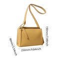 thumbnail image 3 of Bolso bandolera informal para mujer, bolso bandolera a la moda de gran capacidad, bolso diario para mujer, 3 of 8