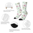 thumbnail image 4 of Balery Lilies Flowers Calcetas Largas con Estampado para Hombre y Mujer – Suaves y Transpirables, Talla Única (US 5-11), 4 of 6