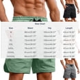 thumbnail image 4 of DDAPJ pyju Mens Quick Dry Athletic Shorts Lightweight Drawstring Gym Workout Shorts Side Split Casual Golf Running Shorts with Zipper Pockets Gray XXXXXL, 4 of 8