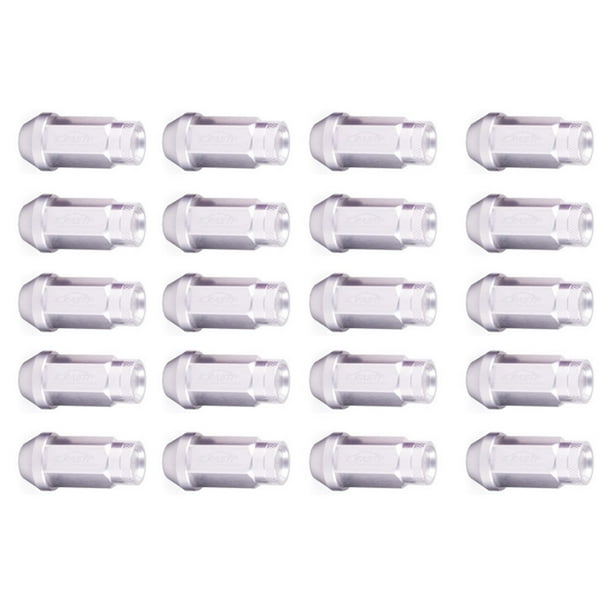 Kenally 32 unidades/juego de tuercas de rueda de coche de aleación de aluminio, reemplazo portátil, actualización modificada, accesorios de Vehículos, repuestos y accesorios Mis Plata M12x1.5
