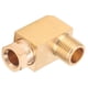 thumbnail image 2 of Codo De Ajuste De Tubería, Conector De Latón Con Fuerte Resistencia A La Presión, Resistencia A La Temperatura, Nylon, Cobre, Tubos De Aluminio, 2 of 7