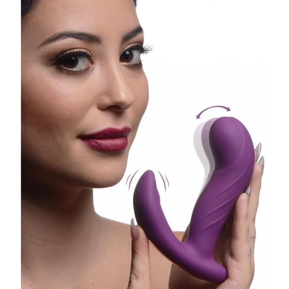 Inmi G-Rocker Come Hither G-Spot Vibrator with Remote Control, Purple