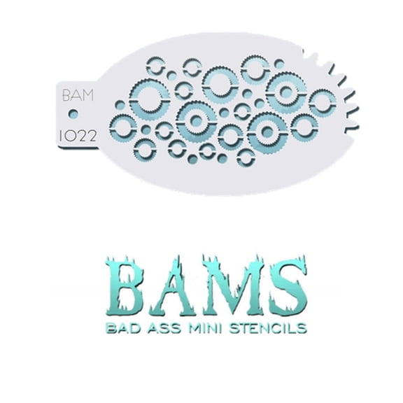 Gears Bad Ass Mini Stencil