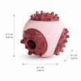 thumbnail image 3 of Kiddiway Indestructible Dog Toy Ball - Bouncy Treat Dispensing Ball for Self-Entertainment, Boredom Relief, Durable Natural Rubber, Dog Toys for Large Dogs, Outside Fetch Toy.,Red, 3 of 8