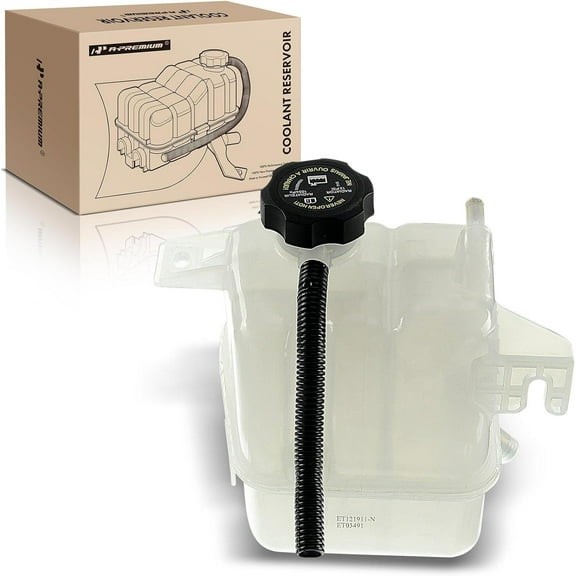 A-Premium Coolant Expansion Tank Compatible with Chevrolet Captiva Sport 2012-2015 Saturn Vue 2008-2010 L4 2.4L V6 3.0L 3.5L 3.6L Front