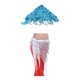 thumbnail image 1 of 2pcs Lady's Belly Dance Paillettes Triangle Hanche Écharpe Avec Gland, 1 of 9