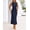 Navy, variant on Merokeety Summer Maxi Dress for Women Crewneck Floral Bodycon Mesh Cocktail Formal Party Dresses Black l