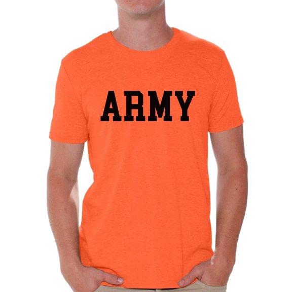 Awkward Styles Army T Shirt Militarty Shirt for Men Military Training Shirts Army Gifts for Him Army Outfit Workout Shirts Army Fitness T Shirt