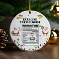thumbnail image 3 of Ornaments Ornament Kits 2025,- Exercise Physiologist Nutritional Fact Christmas Ornament 2025, Exercise Physiologist Ornament, Christmas Keepsake, Christmas Decor, Ideas Gifts for Xmas, 3 of 3