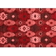 thumbnail image 1 of Ahgly Company Indoor Rectangle Abstract Red Modern Area Rugs, 7' x 10', 1 of 4