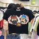 thumbnail image 4 of Camiseta de dibujos animados Mujer Casual Manga corta Cuello redondo Sexy Chaqueta, Negro, M Methold AP001535-05B, 4 of 7