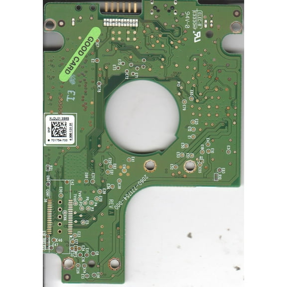 WD3200BMVV-11SXZS1, 2061-701754-700 01P, WD USB 2.5 PCB