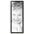 thumbnail image 2 of ArtToFrames 18" x 49" Black Engraved Edges Picture Frame, 18x49 inch Black Wood Poster Frame (WOM-4055), 2 of 8