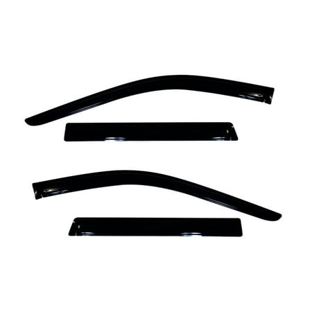 04 Jeep Grand Cherokee Window - AVS 11-18 Jeep Grand Cherokee Ventvisor Outside Mount Window Deflectors 4pc - Smoke