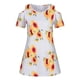 thumbnail image 5 of Camisetas de verano para mujer Túnica de manga corta con tiras y hombros descubiertos Fridja  nalpqowj5600, 5 of 9