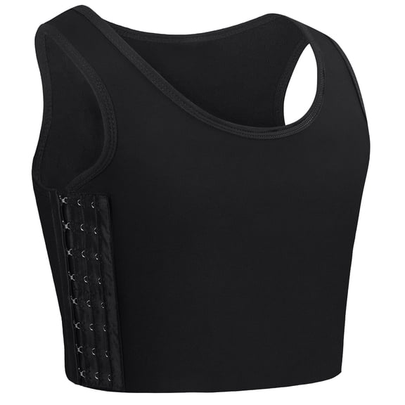 CuteStreet Chest Binder Adjustable Affordable Breathable and Strong Compression Tank Top Bra Binder