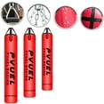 thumbnail image 2 of Punching Bag Thai MMA Training Fitness Workout Sandbags Heavy Boxing Set with Metal Hook Chain Accessories, 60-inch RED, 2 of 10