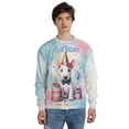 thumbnail image 4 of Happy Birthday Cute Puppy Bull Terrier with Cake Gifts Party Hat All Over Print 3D Sweatshirt Unisex Merch Bully Dog Lovers Gifts Idea - 00029, 4 of 6