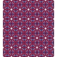thumbnail image 3 of Orient Duvet Cover Set, Moroccan Pattern with Middle Eastern Oriental Effects Old-Fashioned Design, Decorative 3 Piece Bedding Set with 2 Pillow Shams, King Size, Indigo Red White, by Ambesonne, 3 of 3