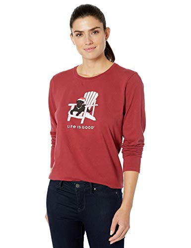 Long Sleeve Shirt, Cranberry Red, XXXL 