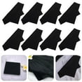 thumbnail image 6 of LULULION 100Pcs Microfiber Cleaning Cloth for Eyeglasses Black Soft Smooth for Dirt and Oil Removal, 6 of 8