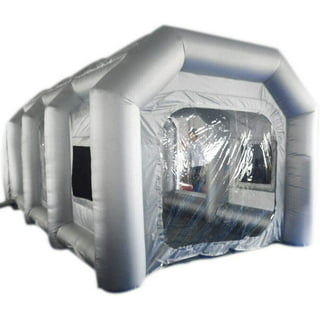 Portable Inflatable Paint Booth, 28x15x10ft Inflatable Spray Booth, Car  Paint Tent w/Air Filter System 