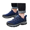 thumbnail image 3 of WEAIXIMIUNG Chaussures de Sport pour Hommes Taille 13.5 Chaussures de Mode pour Hommes Couleur Unie à Lacets Chaussures de Randonnée d'Extérieur Décontractées Confortables, 3 of 8