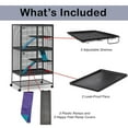 thumbnail image 4 of MidWest Critter Nation 36"x25"x63" Double Unit Small Animal Cage Habitat, 4 of 5