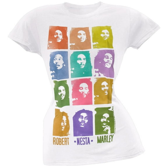 Bob Marley Women's Juniors Nesta Short Sleeve T Shirt