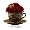 thumbnail image 3 of Votnto Decorative Teacups, Heart Shaped Tea Cup Red Pink Ceramic Coffee Cup, for Valentine's Day Galentine's Gift Wedding Anniversaries Party Supplies, 3 of 7