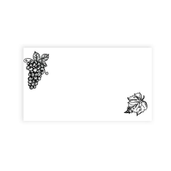 Koyal Wholesale Vineyard Place Cards for Wedding Party Tables, Seating Name Place Cards for Holders, 60 Pack