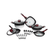 thumbnail image 1 of Batería de Cocina Estefanía Mármol Premium con Tapas Irrompibles | Juego de Ollas y Sartenes Antiadherentes | Apta para Todo Tipo de Estufas | Diseño Moderno con Acabado Granito Elegante, 1 of 9