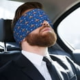 thumbnail image 5 of Yiaed Dinosaur Driving Print Sleep Mask Blackout - Soft Eye Cover for Sleeping with Adjustable Veclro Breathable Eye Blindfold for Night Nap Travel, 5 of 7