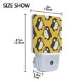 thumbnail image 4 of Cute Fat Penguin Night Light 2 Pack LED Nightlight Plug into Wall Dusk to Dawn Sensor Soft White, 4 of 7