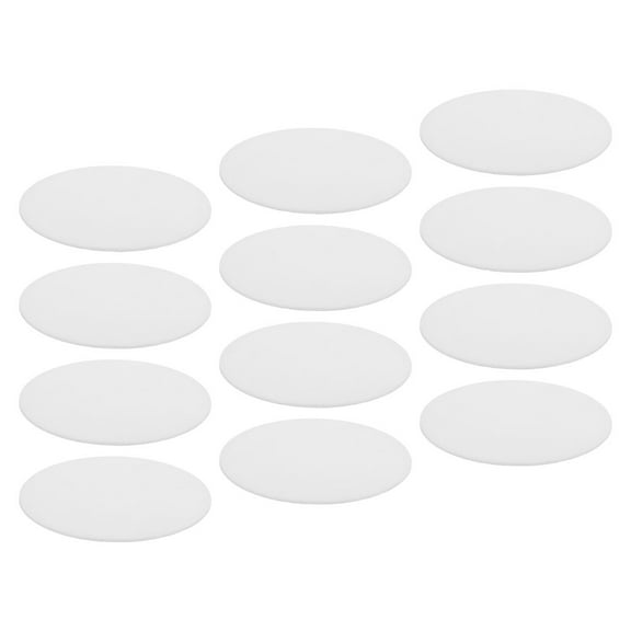 WORGEOUS 12PCS LED Light Diffuser Acrylic Sheet Pendants Light DIY Light Shield for Home Commercial and Office Lighting Round Diffuser for LED Downlights