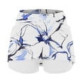 thumbnail image 5 of Tennis Skirts for Women Summer Elastic Yoga Culottes Lightweight High Waist Athletic Shorts Skirt with Pockets for Workouts Everyday Wear Blue M, 5 of 6