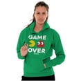 thumbnail image 3 of PACMAN Game Over Blinky Ghost Unisex Plus Size Hoodie Brisco Brands 2X, 3 of 4