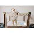thumbnail image 5 of SheetWorld Fitted 100% Cotton Percale Pack N Play Sheet Fits Graco 27 x 39, Black Links, 5 of 7