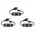 thumbnail image 1 of 3X Controlador LED WS2812B con Aplicación Bluetooth, Controlador de Música para Tira de Luz LED SK6812 WS2811 WS2812, USB 5 V, 1 of 5