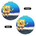 thumbnail image 2 of Zufioo SpongeBob SquarePants for Portable Pocket Makeup Mirror, Foldable Handheld Magnifying Beauty Mirror Suitable for Wallet Handbag for Women-Round Shape, 2 of 9