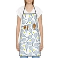 thumbnail image 3 of Fuzoiu Tennis Rackets And Balls Print Kitchen Cooking Aprons,Kitchen Cooking BBQ Aprons,Chef Apron with 2 Pockets for Men Women,Art Aprons for Painting Pottery Ceramics, 3 of 7
