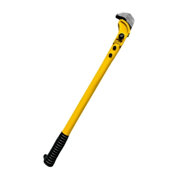 Llave de tubo recta, llave de fontanería portátil, resistente, con apertura de mandíbula, eficiente, versátil, para el hogar, mantenimiento ajustable,